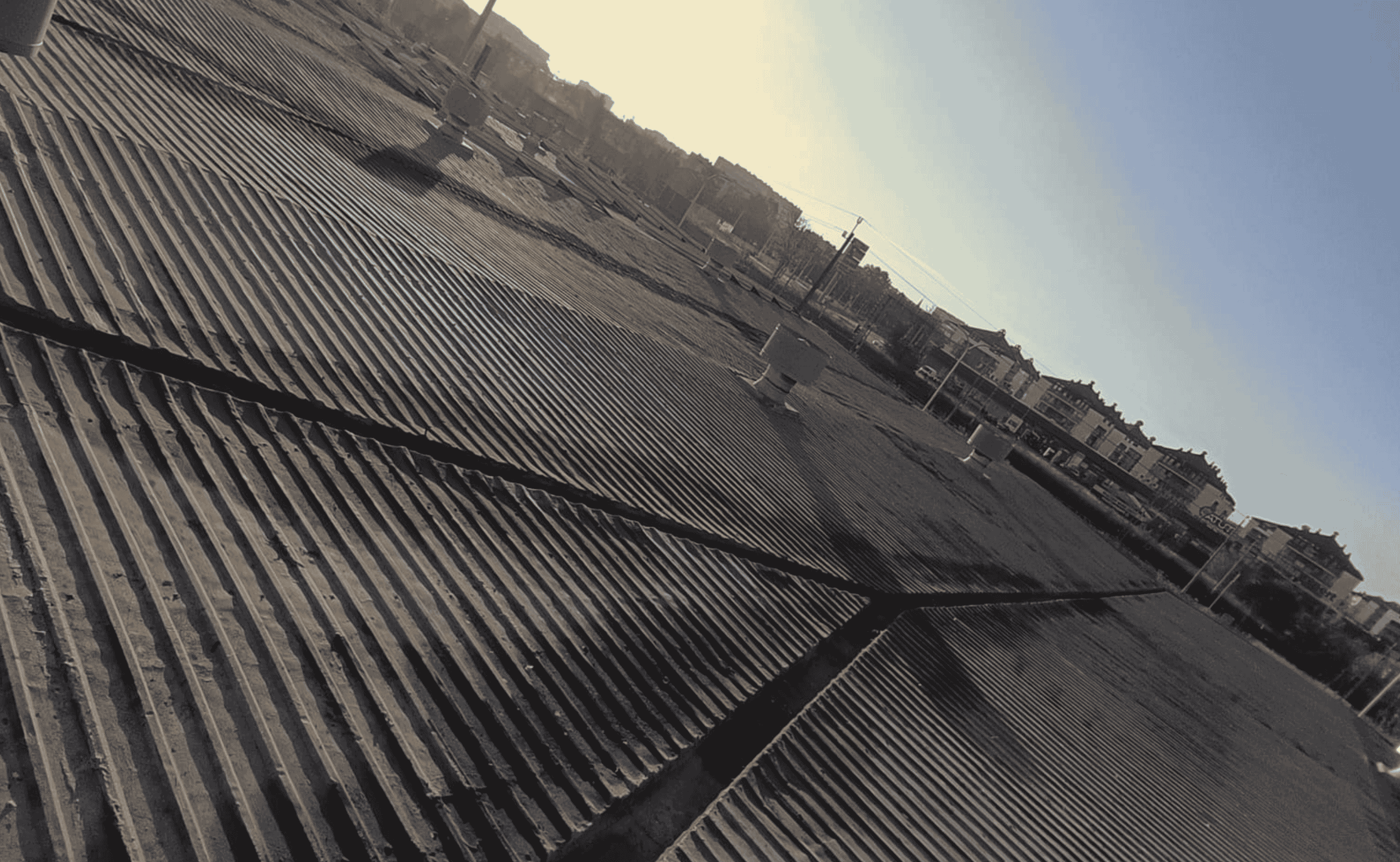 Warszawa - przed aplikacją polimocznika rozszerzalnego